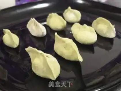 Make Spinach dumplings step 7