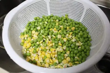 Make Peas and corn step 3