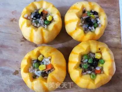 Make Pumpkin rice step 12