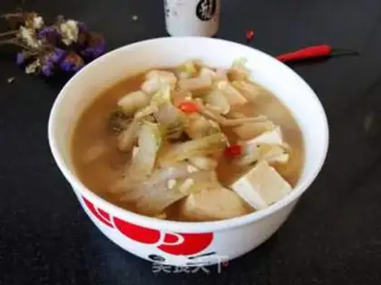 Make Sour tofu soup step 8