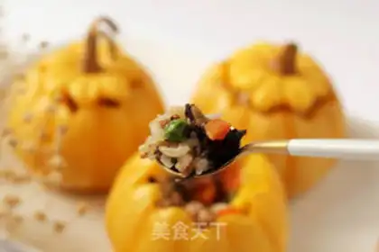 Make Pumpkin rice step 18