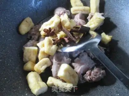Make The soybeans roast rabbit step 3