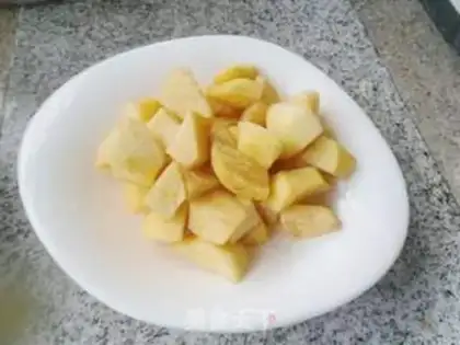 Make A bitter melon apple salad step 5