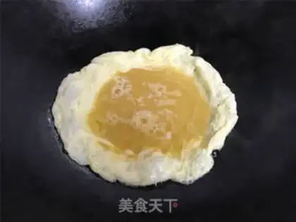 Make A green egg fried rice step 3