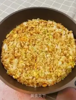 Make Eggs and blue rice step 8