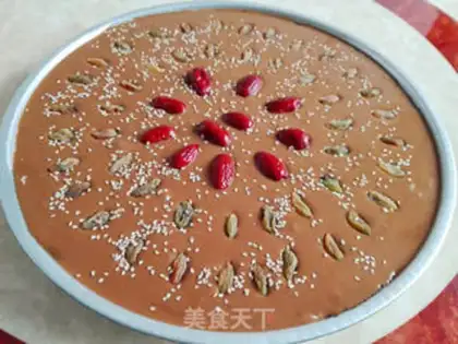 Make Black sugar cake step 1