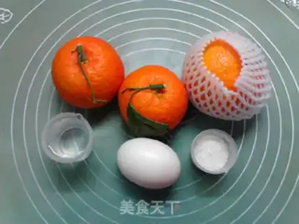Make Orange steamed eggs step 0