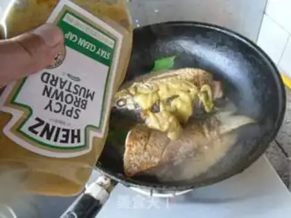Make Mustard and carp step 8
