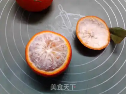 Make Orange steamed eggs step 2