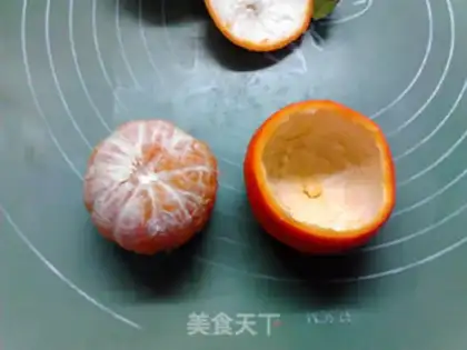 Make Orange steamed eggs step 6