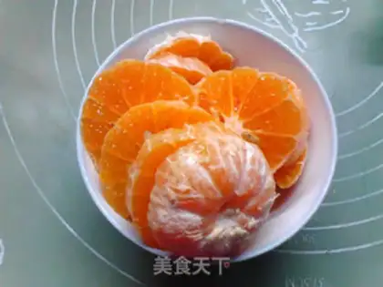Make Orange steamed eggs step 7