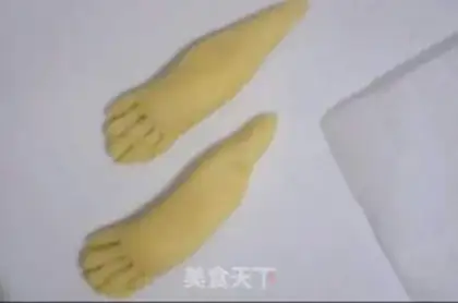 Make Two tiger buns step 10