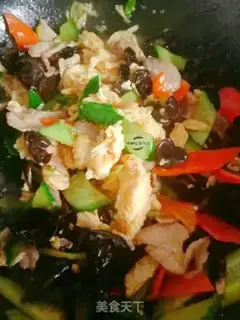 Make Secret mushu meat step 7
