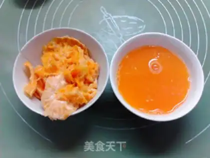 Make Orange steamed eggs step 9