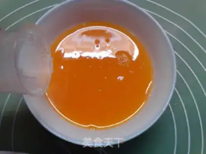 Make Orange steamed eggs step 10