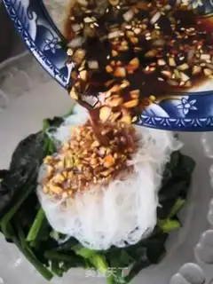 Make A spinach fan step 7