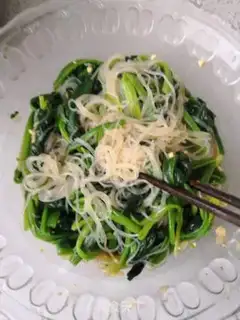 Make A spinach fan step 8
