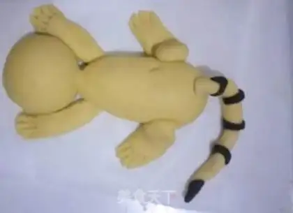 Make Two tiger buns step 15