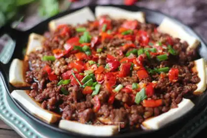 Make Precious meat and tofu step 12