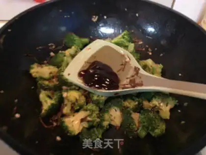 Make Chicken fried broccoli step 6