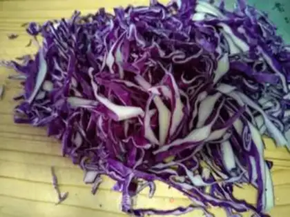 Make Pyro-blue salad step 1