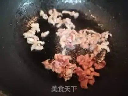 Make Mouth meat step 1