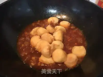 Make The eggplant gravy is sour step 8