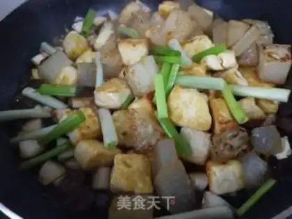 Make Red melon tofu step 7