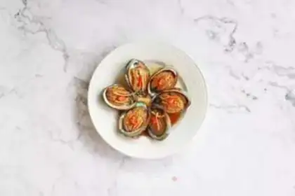 Make Chan Pisce steams the abalone step 5