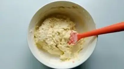 Make Cheese banana marfin step 6