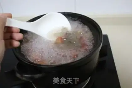Make Ice cream and plum juice step 4