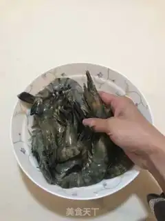 Make Pretzels roasted shrimp step 2