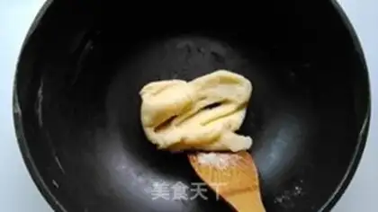 Make Cream cream red puff step 5