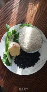 Make Black bean boar congee step 0