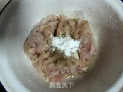 Make Squeeze and chicken silk step 2