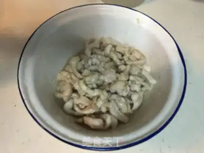 Make Squeeze and chicken silk step 4
