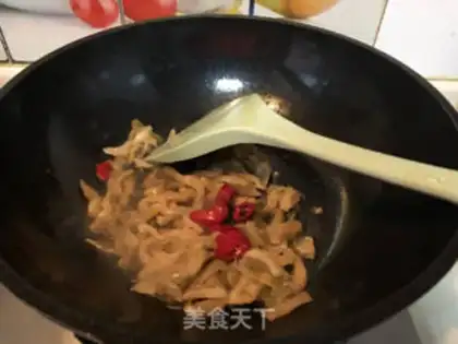 Make Squeeze and chicken silk step 5