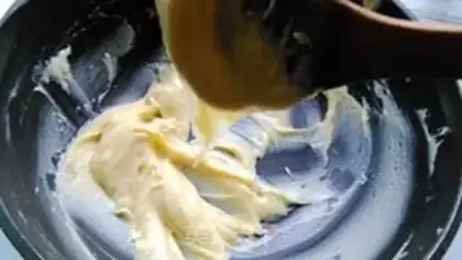 Make Cream cream red puff step 8