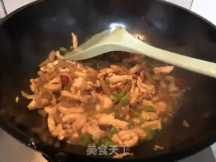 Make Squeeze and chicken silk step 8