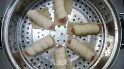 Make Baked sausage rolls step 6