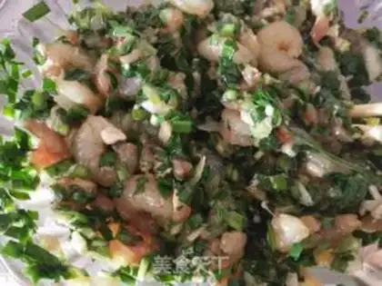 Make Egg shrimp omelet step 0