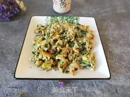Make Egg shrimp omelet step 7