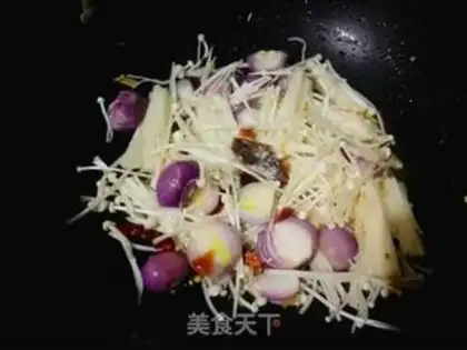 Make Gold-creaming onions step 6