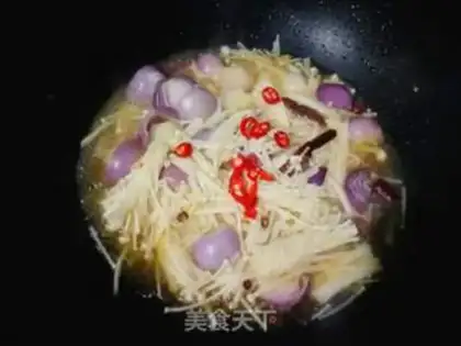 Make Gold-creaming onions step 7