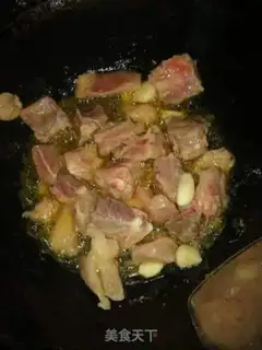 Make Gold-cracking mushroom spinach with sea cucumber step 11