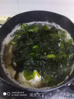 Make Clothes and tofu soup step 5