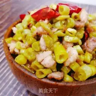 Make Sour bean fried meat step 5