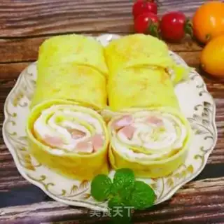 Make Double egg rolls step 5