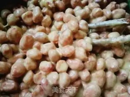 Make A fried peanut step 4