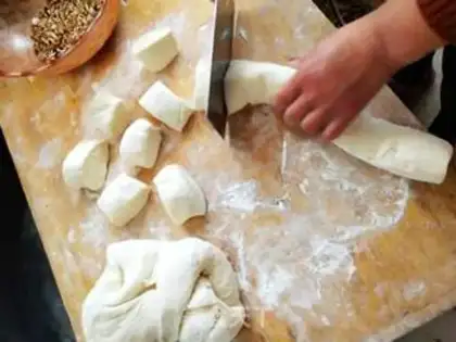 Make walnut buns step 8